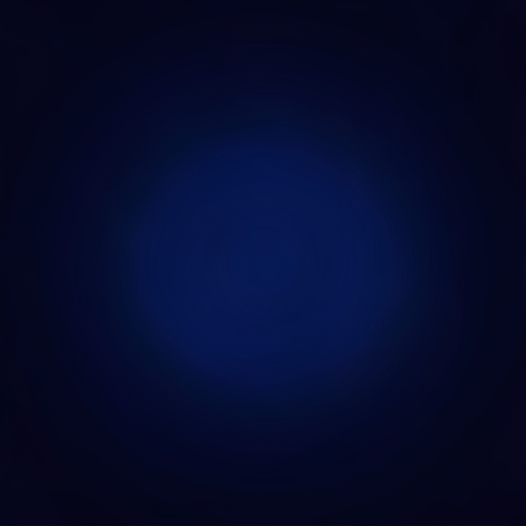 Abstract dark navy composition with subtle radial gradient, no figures